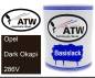 Preview: Opel, Dark Okapi, 286V: 1L Lackdose, von ATW Autoteile West.